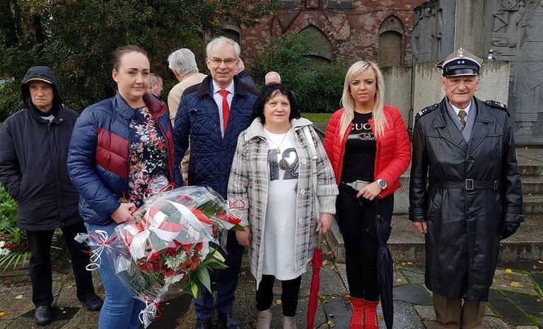 Uroczystość pod pominikem Tadeusza Kościuszki 